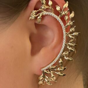 Minimalist 22k Gold Ear Cuff Earring