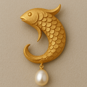 Image of The Matsya Crest Brooch