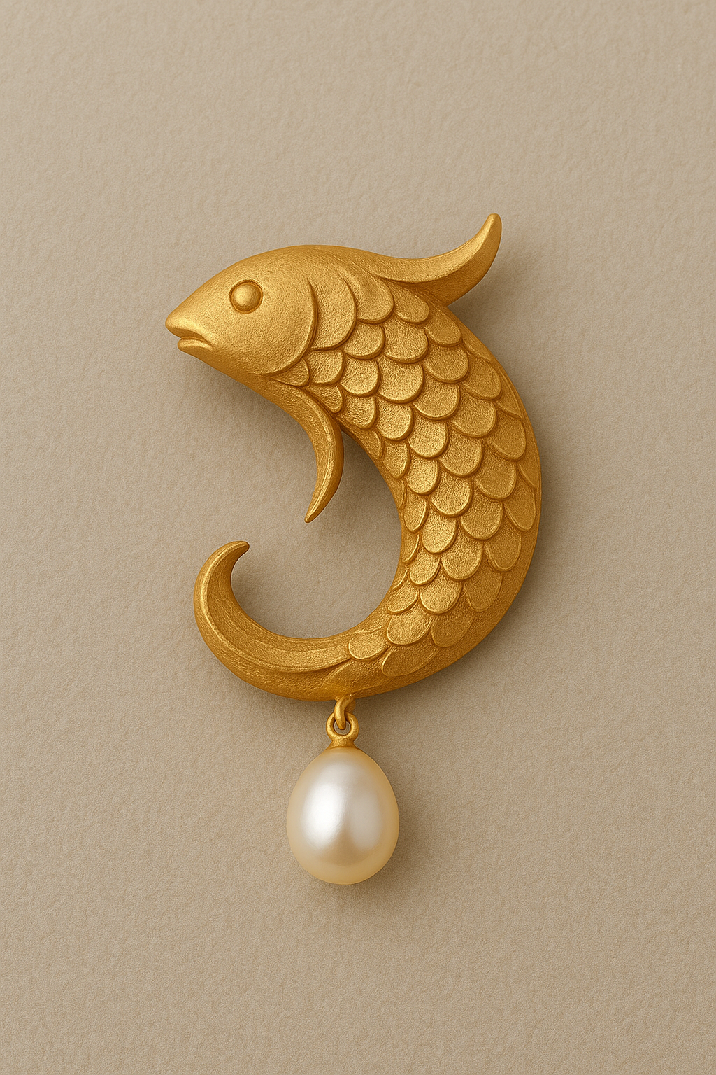 Image of The Matsya Crest Brooch