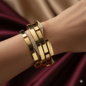 Matsya "Nexus" Modular Diamond Bangle